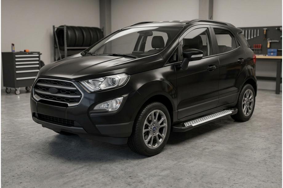 Ford Ecosport 2013–2022 Stranske stopnice Allmond Grey (2 kosa, aluminij) Image