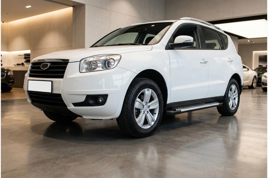 Geely Emgrand X7 2011– Stranske stopnice Allmond Grey (2 kosa, aluminij) Image