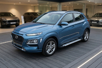 Hyundai Kona 2017–2023 Stranske stopnice Allmond Grey (2 kosa, aluminij) fotografija 1