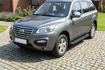 Lifan X60 2011– Bočne stopnice Allmond Black (2 kos, aluminij) fotografija 1