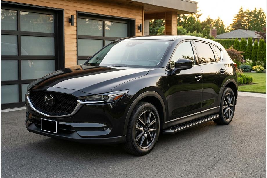 Mazda CX-5 2017–2025 Bočne stopnice Allmond Black (2 kos, aluminij) Image