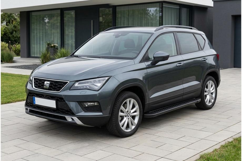 Seat Ateca 2016– Bočne stopnice Allmond Black (2 kos, aluminij) Image