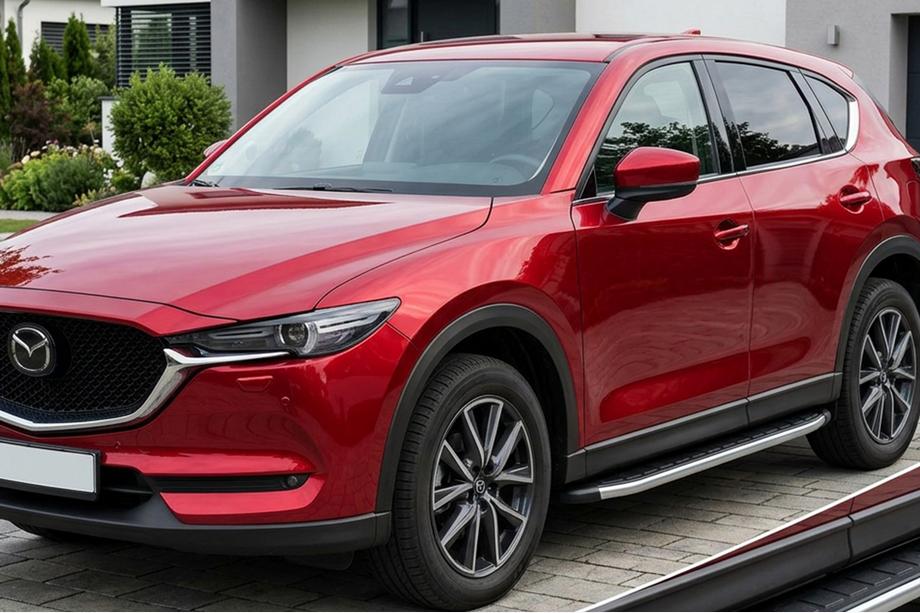 Mazda CX-5 2017–2025 Stranski pragovi Fullmond (2 kosa, aluminij) Image