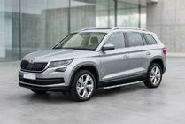 Skoda Kodiaq 2016–2023 Stranski pragovi Fullmond (2 kosa, aluminij) fotografija 1