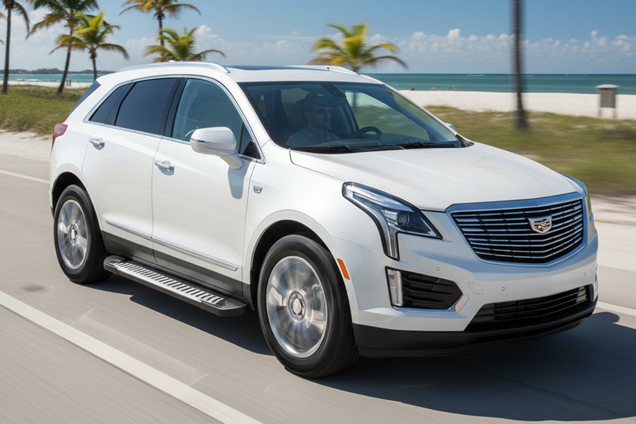 Cadillac XT5 2016– Stranske stopnice Line (2 kosa, aluminij) Image
