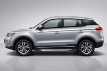 Geely Emgrand X7 2011– Stranske stopnice Line (2 kosa, aluminij) fotografija 1