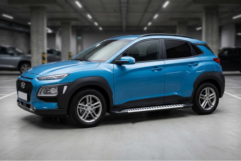 Hyundai Kona 2017–2023 Stranske stopnice Line (2 kosa, aluminij) Image