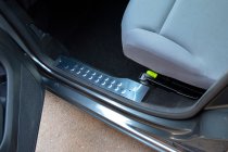 Citroen Berlingo 2008–2018 Kromirane zaščitne letvice notranjih pragov OmsaLine (nerjavno jeklo) fotografija 1