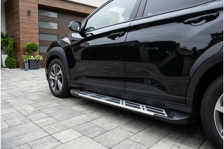 Hyundai Kona 2017–2023 Bočni pragovi Sunrise (2 kos, aluminij) Image