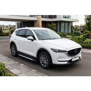 Bočni pragovi Sunrise (2 kos, aluminij) Mazda CX-5 2017–2025 fotografija 1