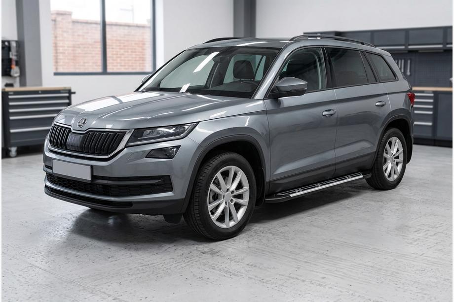 Skoda Kodiaq 2016–2023 Bočni pragovi Sunrise (2 kos, aluminij) Image