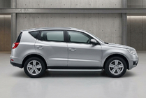 Geely Emgrand X7 2011– Stranske stopnice Tayga Grey (2 kos, aluminij) fotografija 1