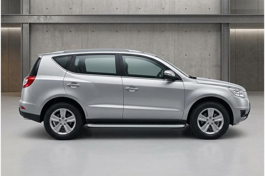 Geely Emgrand X7 2011– Stranske stopnice Tayga Grey (2 kos, aluminij) Image