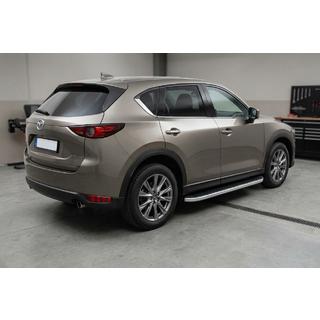 Stranske stopnice Tayga Grey (2 kos, aluminij) Mazda CX-5 2017–2025 fotografija 1