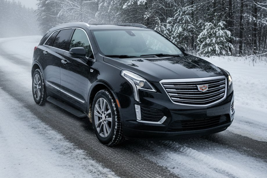 Cadillac XT5 2016– Stranski pragovi Tayga Black (2 kosa, aluminij) Image