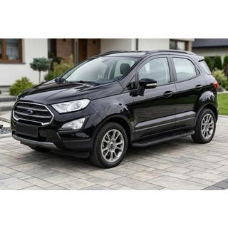 Stranski pragovi Tayga Black (2 kosa, aluminij) Ford Ecosport 2013–2022 fotografija 1