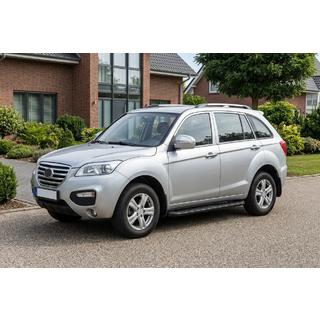 Stranski pragovi Tayga Black (2 kosa, aluminij) Lifan X60 2011– fotografija 1