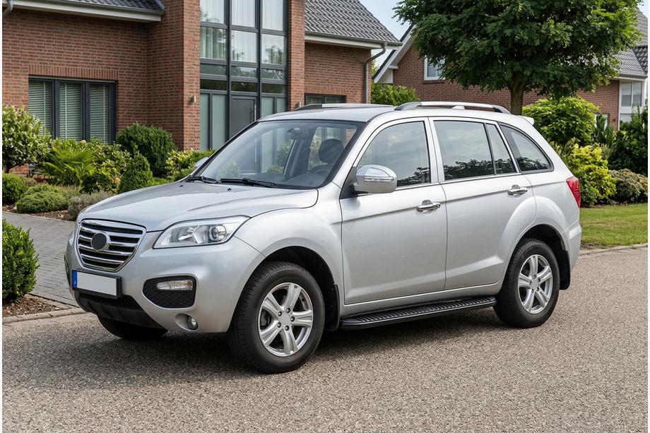 Lifan X60 2011– Stranski pragovi Tayga Black (2 kosa, aluminij) Image
