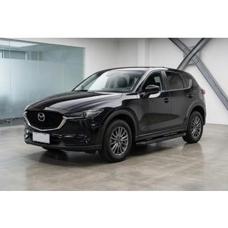 Stranski pragovi Tayga Black (2 kosa, aluminij) Mazda CX-5 2017–2025 fotografija 1
