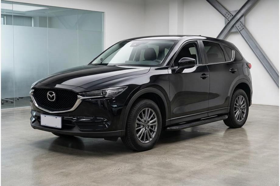 Mazda CX-5 2017–2025 Stranski pragovi Tayga Black (2 kosa, aluminij) Image