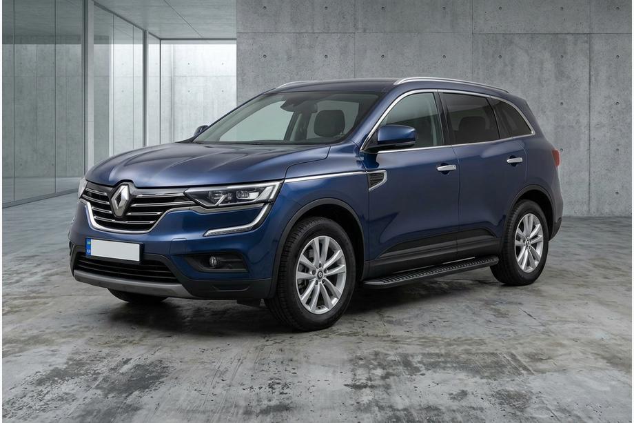Renault Koleos 2016–2024 Stranski pragovi Tayga Black (2 kosa, aluminij) Image