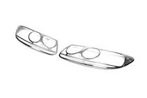 Hyundai Santa Fe 2 2006–2012 Kromirane obrobe žarometov (2006-2010, 2 kosa, plastika) fotografija 2