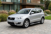 Geely Emgrand X7 2011– Bočne stopnice Tayga V2 (2 kosa, aluminij) fotografija 1
