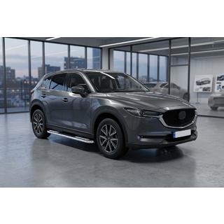 Bočne stopnice Tayga V2 (2 kosa, aluminij) Mazda CX-5 2017–2025 fotografija 1