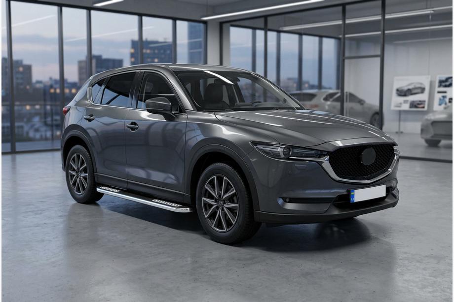 Mazda CX-5 2017–2025 Bočne stopnice Tayga V2 (2 kosa, aluminij) Image