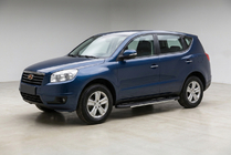 Geely Emgrand X7 2011– Bočne stopnice Bosphore Grey (2 kosa, aluminij) fotografija 1