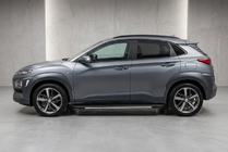 Hyundai Kona 2017–2023 Bočne stopnice Bosphore Grey (2 kosa, aluminij) fotografija 1