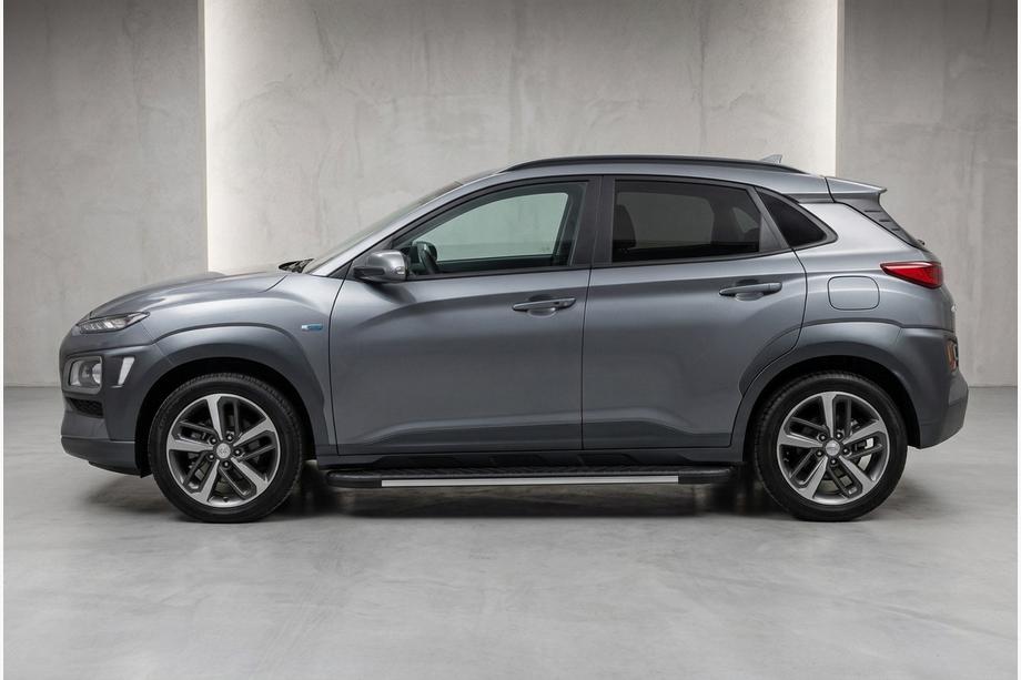 Hyundai Kona 2017–2023 Bočne stopnice Bosphore Grey (2 kosa, aluminij) Image