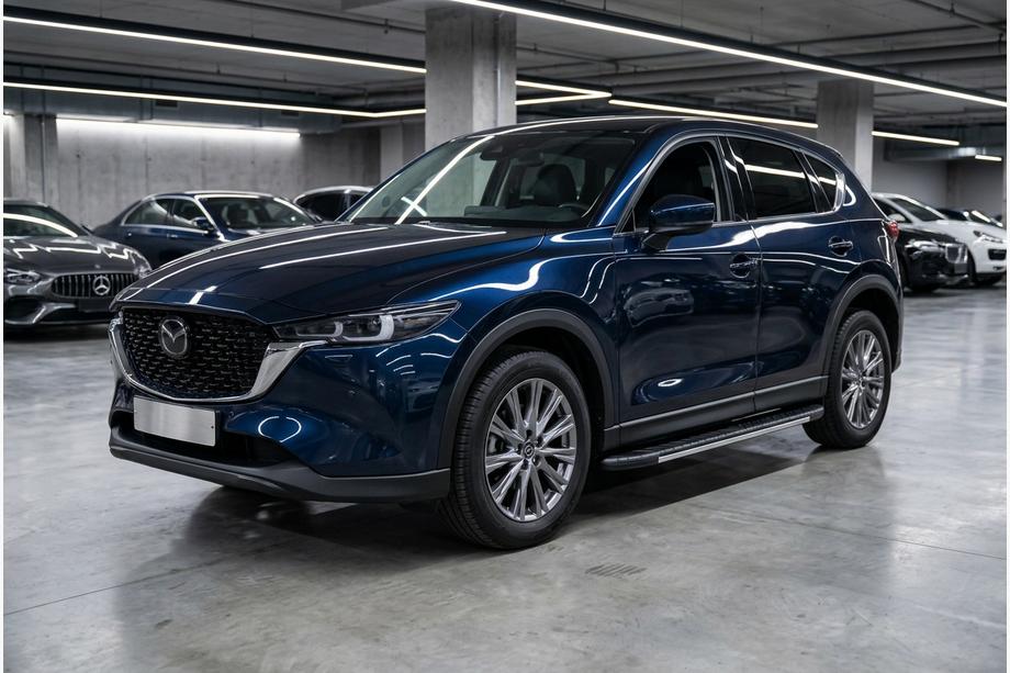 Mazda CX-5 2017–2025 Bočne stopnice Bosphore Grey (2 kosa, aluminij) Image