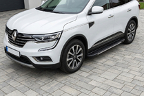 Renault Koleos 2016–2024 Bočne stopnice Bosphore Grey (2 kosa, aluminij) fotografija 1