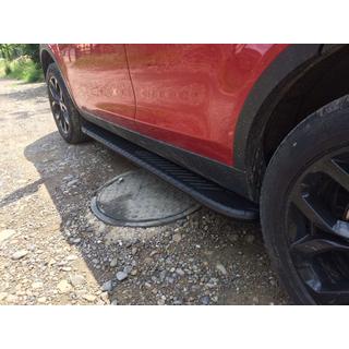 Stranske stopnice Bosphore Black (2 kos, aluminij)