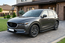 Mazda CX-5 2017–2025 Bočne stopnice Bosphore Black (2 kos, aluminij) fotografija 1