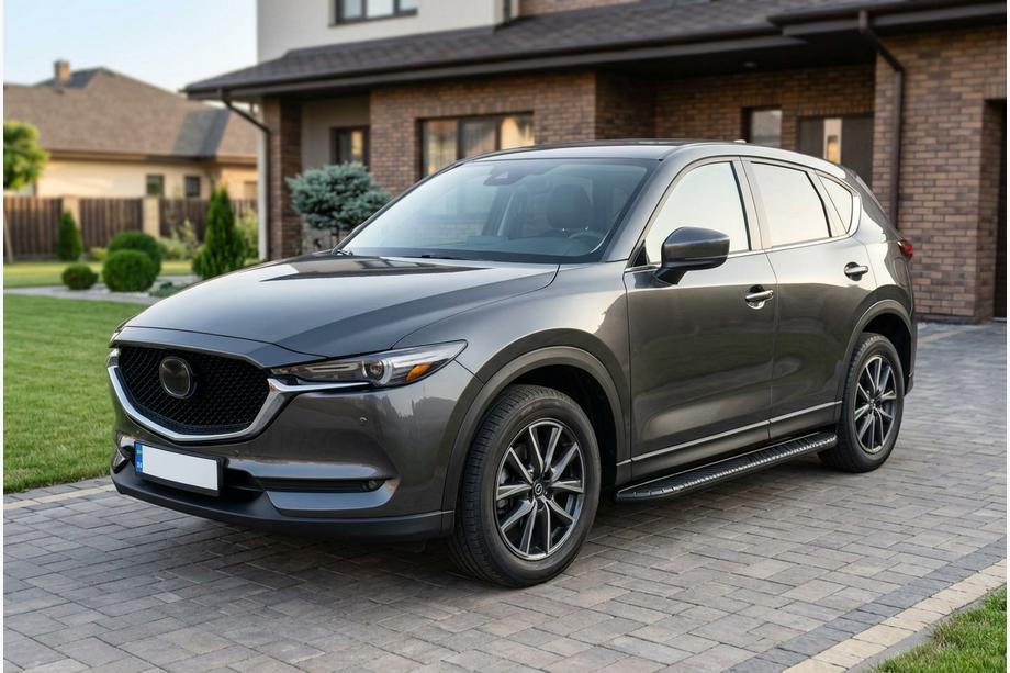 Mazda CX-5 2017–2025 Bočne stopnice Bosphore Black (2 kos, aluminij) Image