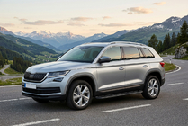 Skoda Kodiaq 2016–2023 Bočne stopnice Bosphore Black (2 kos, aluminij) fotografija 1
