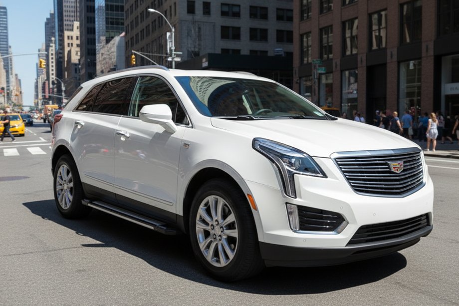 Cadillac XT5 2016– Stranske stopnice Rainbow (2 kosa, aluminij) Image