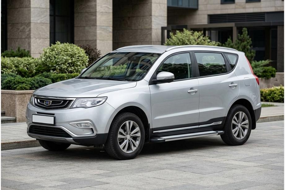 Geely Emgrand X7 2011– Stranske stopnice Rainbow (2 kosa, aluminij) Image