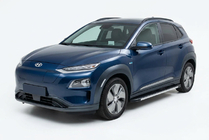 Hyundai Kona 2017–2023 Stranski pragovi Maya V1 (2 kos, aluminij) fotografija 1