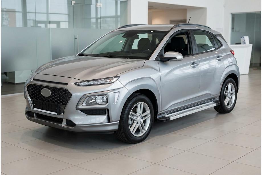 Hyundai Kona 2017–2023 Bočne stopnice Maya V2 (2 kosa, aluminij) Image