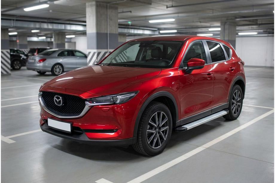 Mazda CX-5 2017–2025 Bočne stopnice Maya V2 (2 kosa, aluminij) Image