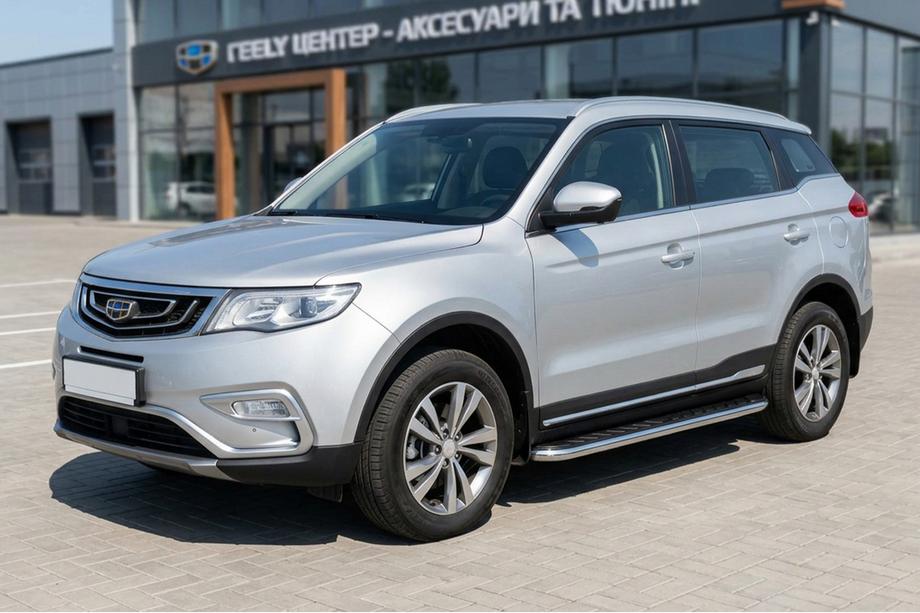 Geely Emgrand X7 2011– Stranske stopnice Maydos V1 (2 kosa, aluminij) Image