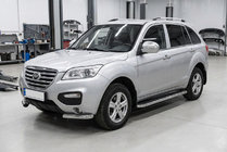 Lifan X60 2011– Stranske stopnice Maydos V1 (2 kosa, aluminij) fotografija 1