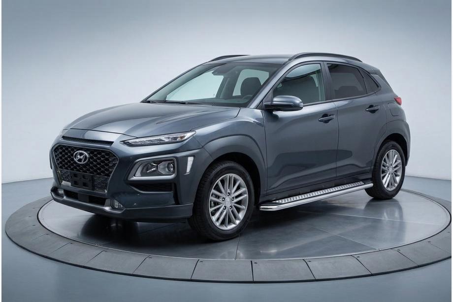 Hyundai Kona 2017–2023 Stranske stopnice Maydos V2 (2 kosa, aluminij/nerjavno jeklo) Image