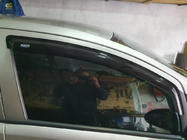 Opel Corsa D 2007–2014 Vetrni deflektorji za okna (4 kosi, Niken) fotografija 1