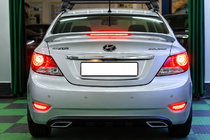 Hyundai Accent 2011–2017 Spojler Niken V2 (za lakiranje) fotografija 1