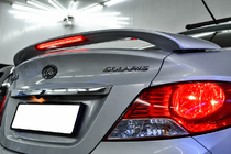 Hyundai Accent 2011–2017 Spojler Niken V2 (za lakiranje) fotografija 4