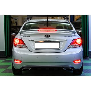 Spojler Niken V2 (za lakiranje) Hyundai Accent 2011–2017 fotografija 1